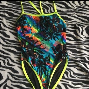 MOVING THIS WEEK BUY NOW Neon vintage one piece